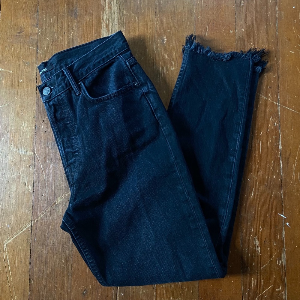 Grlfrnd Karolina High-Rise Straight-Leg Jeans Hold Up 27 EUC